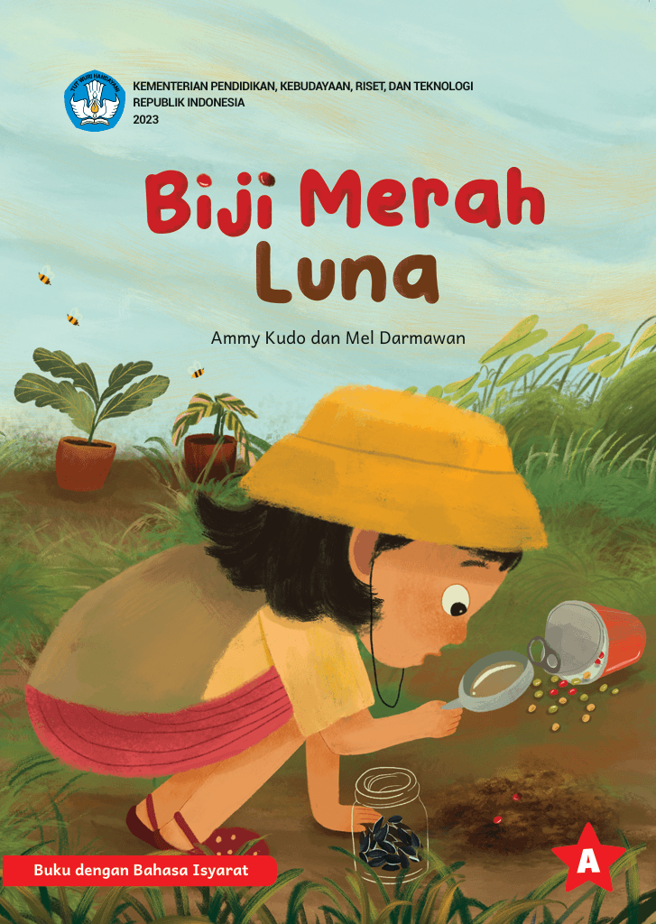 Biji Merah Luna (Edisi Buku dengan Bahasa Isyarat)